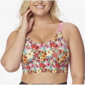 Ruby Ribbon Heritage Demiette in Red and Pink Floral